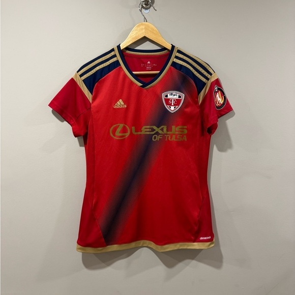 adidas Tops - Tulsa Soccer Football Jersey